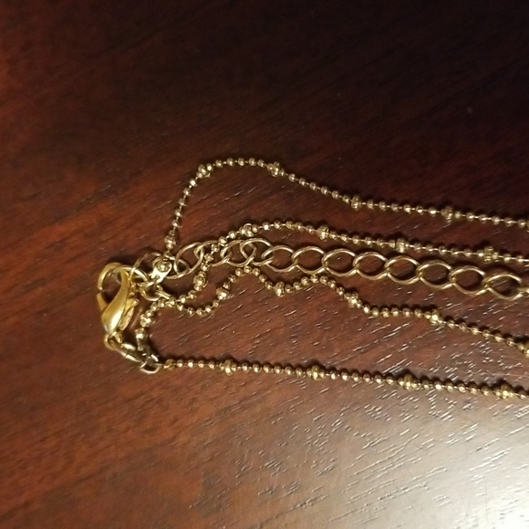 Vintage Betsey Johnson Leopard Print Heart Necklace - Picture 10 of 10